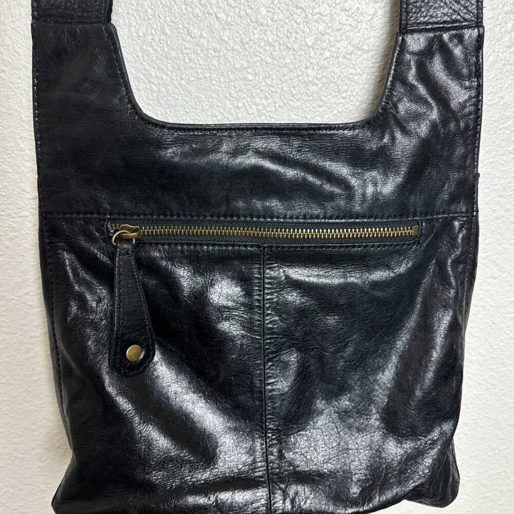 HOBO The Original Black Leather Crossbody/ Shoulder Bag - Picture 10 of 15